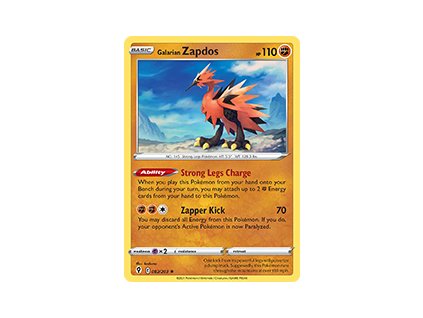 082/203 Galarian Zapdos (Evolving Skies) (varianta reverse holo)