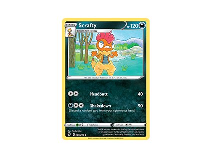 099/203 Scrafty (Evolving Skies) (varianta reverse holo)