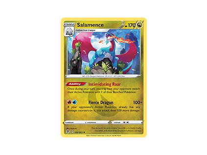 109/203 Salamence (Evolving Skies) (varianta reverse holo)