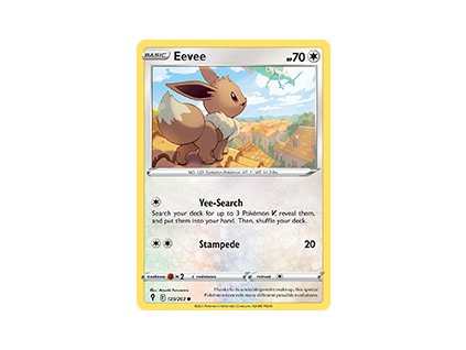 125/203 Eevee (Evolving Skies) (varianta reverse holo)