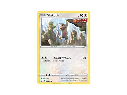 129/203 Slakoth (Evolving Skies) (varianta reverse holo)