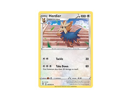 134/203 Herdier (Evolving Skies) (varianta reverse holo)
