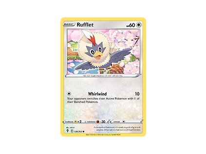 136/203 Rufflet (Evolving Skies) (varianta reverse holo)