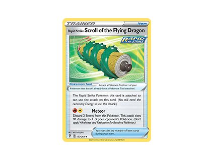 153/203 Rapid Strike Scroll of the Flying Dragon (Evolving Skies) (varianta reverse holo)