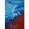 Obraz 3D "Modrá - Červená"