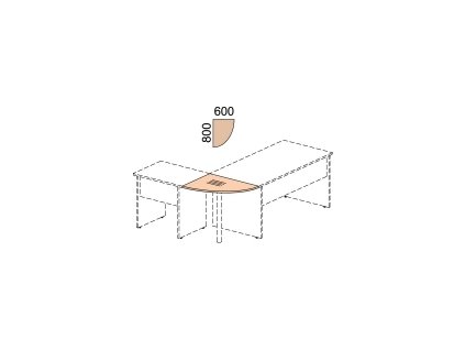 Easy propojovací prvek 80x60