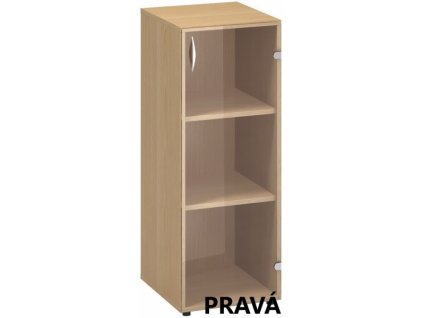 Skříň střední úzká levá/pravá Alfa 500 40x45,8x106,3 dveře sklo