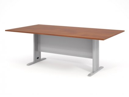 Jednací stůl Easy,  220 x 120 x 73 cm, kovová podnož