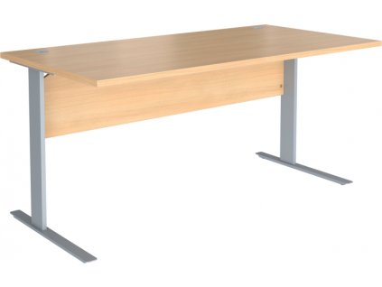 Pracovní stůl GEO Trend, s přední clonou, 80 x 80 x 75 cm
