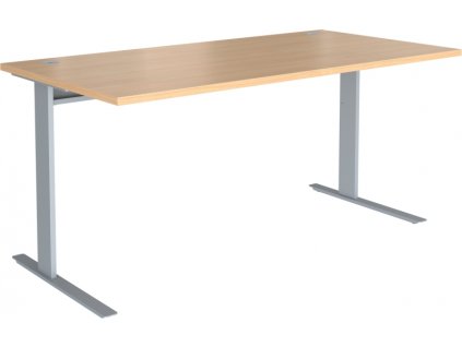 Pracovní stůl GEO Trend, s kabelovým kanálem, 160 x 80 x 75 cm