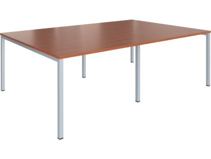 Sestava pracovních stolů GEO Klasik, 4 místa, 162 x 162 x 75 cm