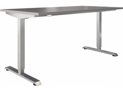 Elektricky výškově stavitelný stůl GEO, 140 x 80 x 65 - 130,5 cm