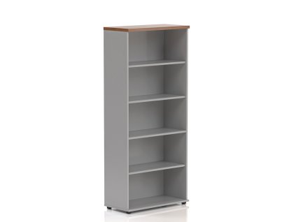 34341 2 vysoka skrin visio lux 80 x 38 5 x 183 5 cm orech