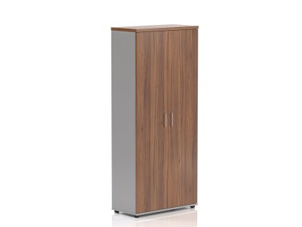 34353 2 vysoka skrin visio lux 80 x 38 5 x 183 5 cm orech
