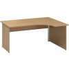 Kancelářský stůl Alfa 100, rohový, 120 x 180/80 cm, levý/pravý