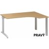 Kancelářský stůl Alfa 300, rohový, 120 x 180/80 cm, levý/pravý
