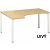 Kancelářský stůl Alfa 200, rohový, 120 x 180/80 cm, levý/pravý