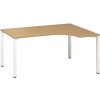 Kancelářský stůl Alfa 200, rohový, 120 x 180/80 cm, levý/pravý