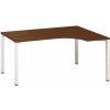 Kancelářský stůl Alfa 200, rohový, 120 x 180/80 cm, levý/pravý