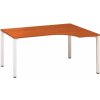Kancelářský stůl Alfa 200, rohový, 120 x 180/80 cm, levý/pravý