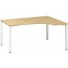 Kancelářský stůl Alfa 200, rohový, 120 x 180/80 cm, levý/pravý