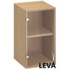 Skříň úzká nástavec levá/pravá Alfa 500 40x45,8x71,7 skleněné dveře