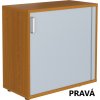 Skříň nízká s roletkou GEO, 80 x 40 x 77,4 cm, levá/pravá