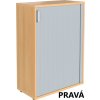 Skříň střední s roletkou GEO, 80 x 40 x 113 cm, levá/pravá
