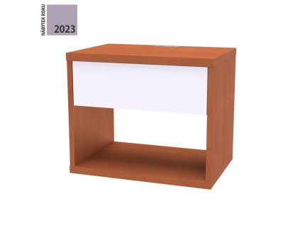 Nábytek Mikulík Vranovice Chytrý noční stolek SMART s USB nabíječkou, NÁBYTEK ROKU 2023 - olše