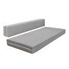 Nábytek Mikulík Vranovice Komplet matrací EDENlátka FLOID šedo-stříbrná, rovná + půlená zip (200x91cm + 200x80cm)