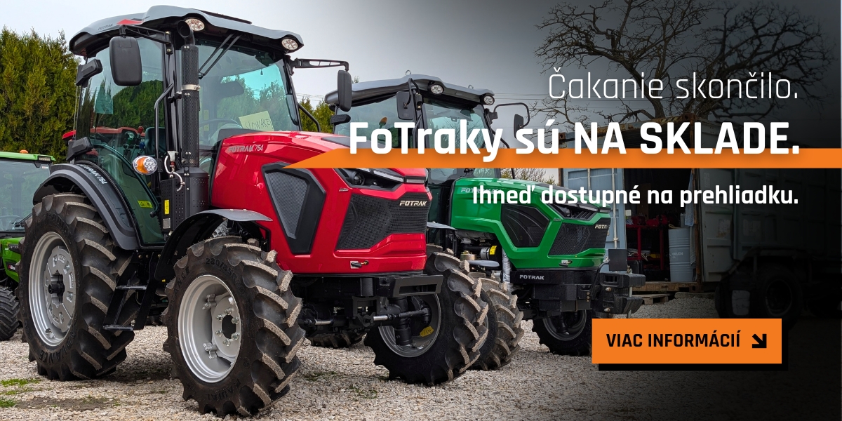 FoTrak traktory NA SKLADE