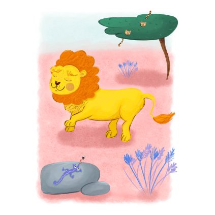 Pychova Pysny Lev 30x40