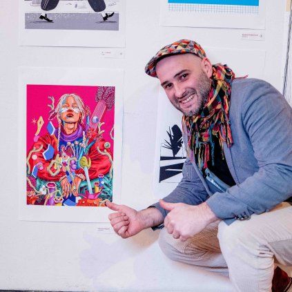 Vincent Chignier | Pop Exotic (Rám Černý, Velikost 70 x 50 cm)