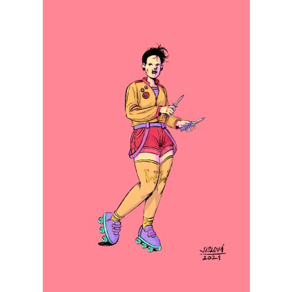 Jislova Holka s nozi