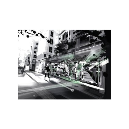 Panika71 Walking To Prazske Peri 30x20