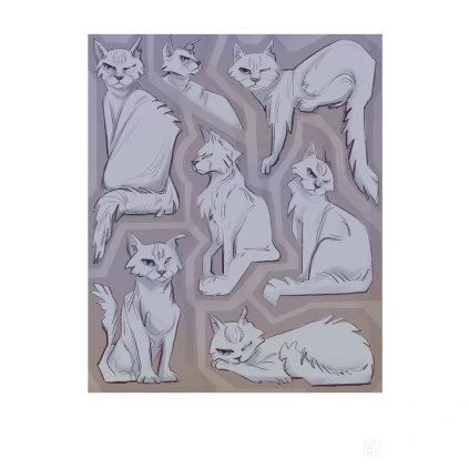 Talaber One Eye Cat 30x40