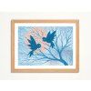 Brunova Ptacci v zime 60x40 dub vizu