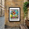 Yudoe06 Letter W 40x60 cerny vizu 2