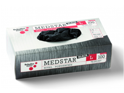 Rukavice Schuller Medstar Black Nitril