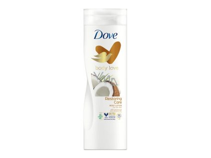 Dove Restoring Ritual Care Kokos tělové mléko s kokosovým olejem a mandlovým mlékem 400 ml
