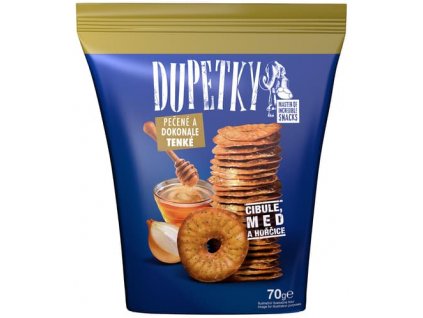 Dupetky hořčice,med a cibulka 70g
