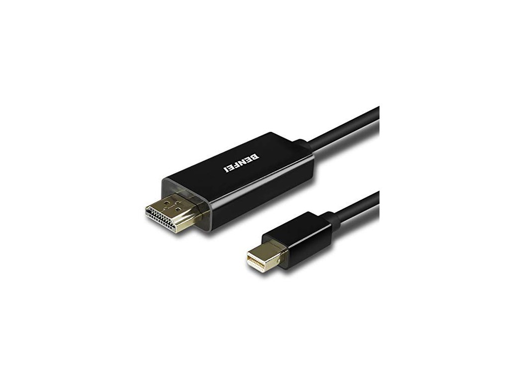 BENFEI Mini Displayport (Thunderbolt) na HDMI 6 stopový kabel se zvukem, převaděč Mini DP (Display Port) na HDMI (adaptér)