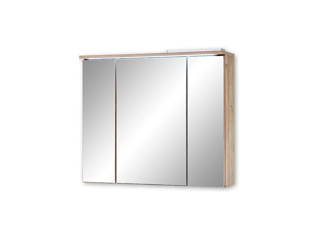 Koupelnová zrcadlová skříňka Stella Trading ROOF s LED osvětlením POŠKOZENO  AM2