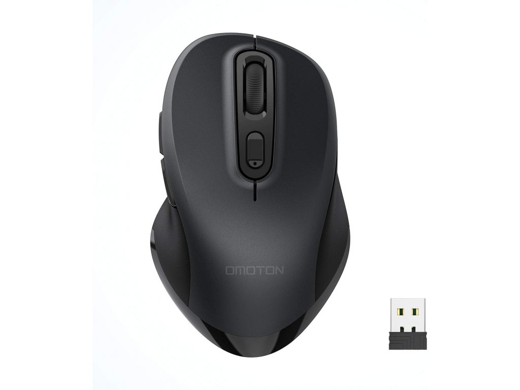 OMOTON 2.4G počítačová ergonomická bezdrátová myš