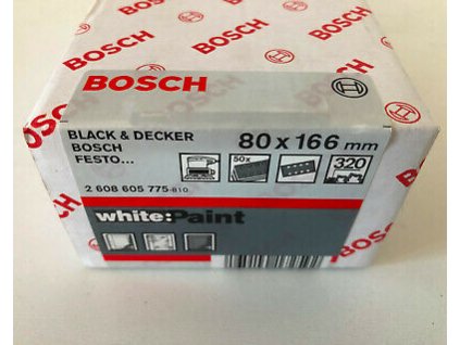 Bosch brusný papír   50ks 80x166mm 240