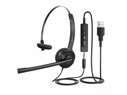 MPOW 323 Business headset - černá