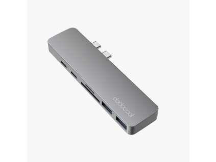 Dodocool DC66 víceportový rozbočovač 7 v 1 s duálními konektory USB-C