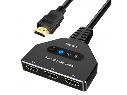 Přepínač HDMI Techole 3 v 1 Out