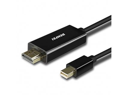 BENFEI Mini Displayport (Thunderbolt) na HDMI 6 stopový kabel se zvukem, převaděč Mini DP (Display Port) na HDMI (adaptér)