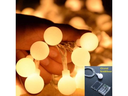 Girlandová světla - 80 malých LED girlandových světel